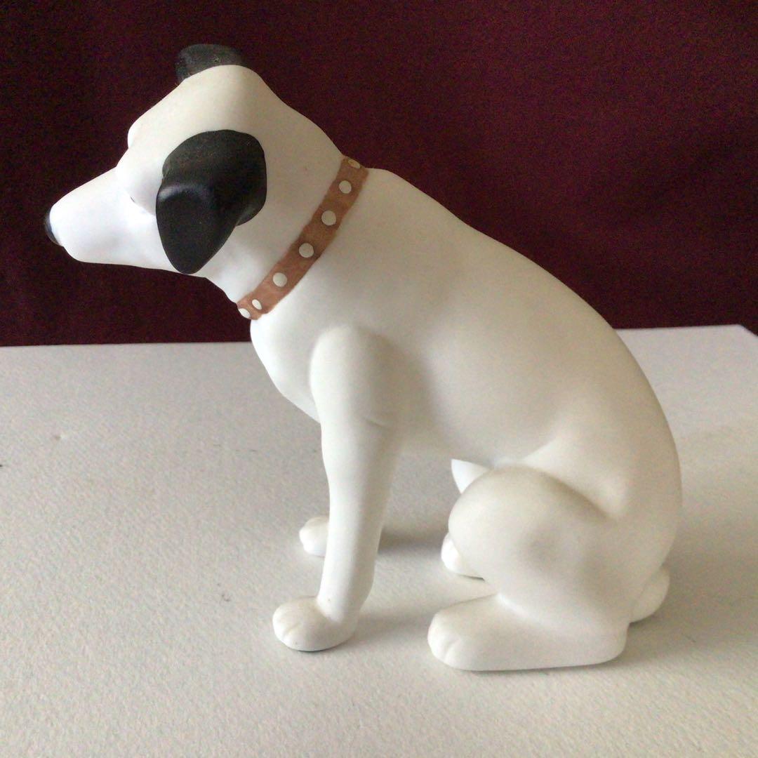 ふ*︎様 美品！　ニッパー犬と蓄音機の３点セット陶器製