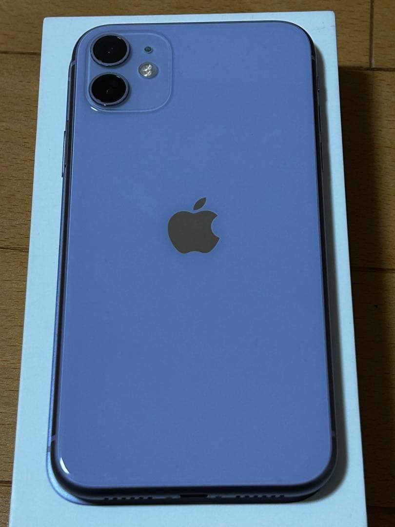 Apple iPhone 11 本体 パープル　箱有り