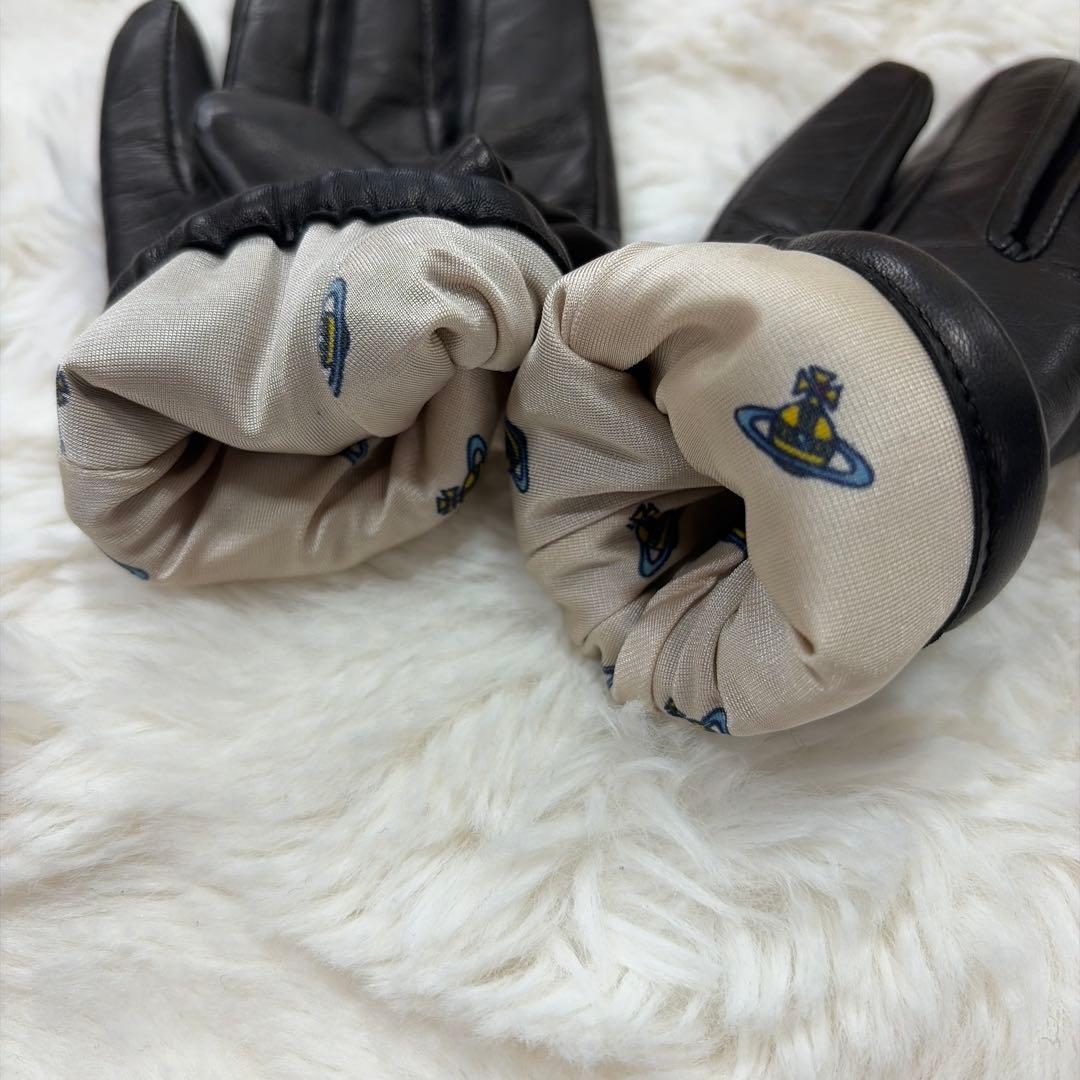 未使用Vivienne Westwood ヴィヴィアン レザー グローブ オーブ