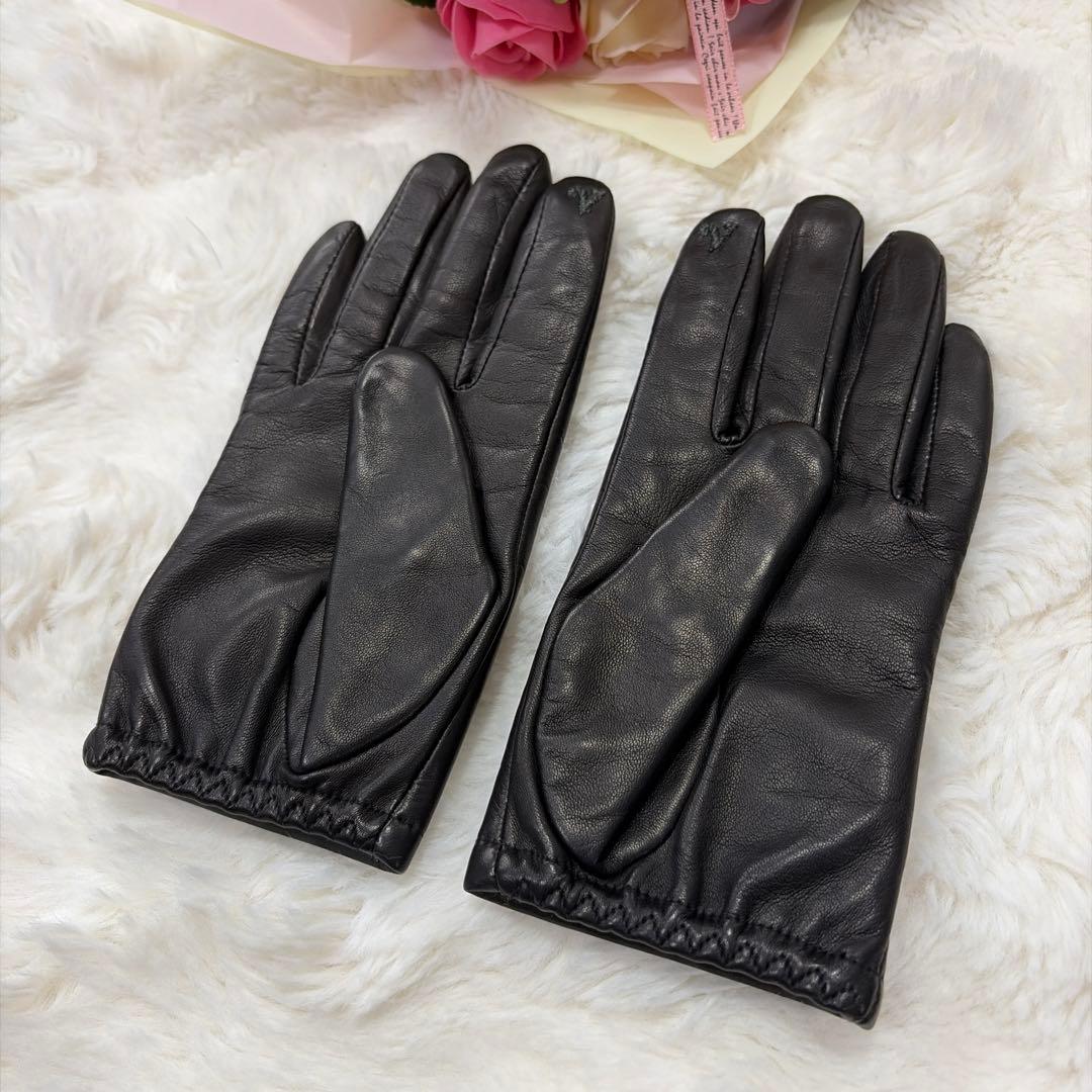 未使用Vivienne Westwood ヴィヴィアン レザー グローブ オーブ