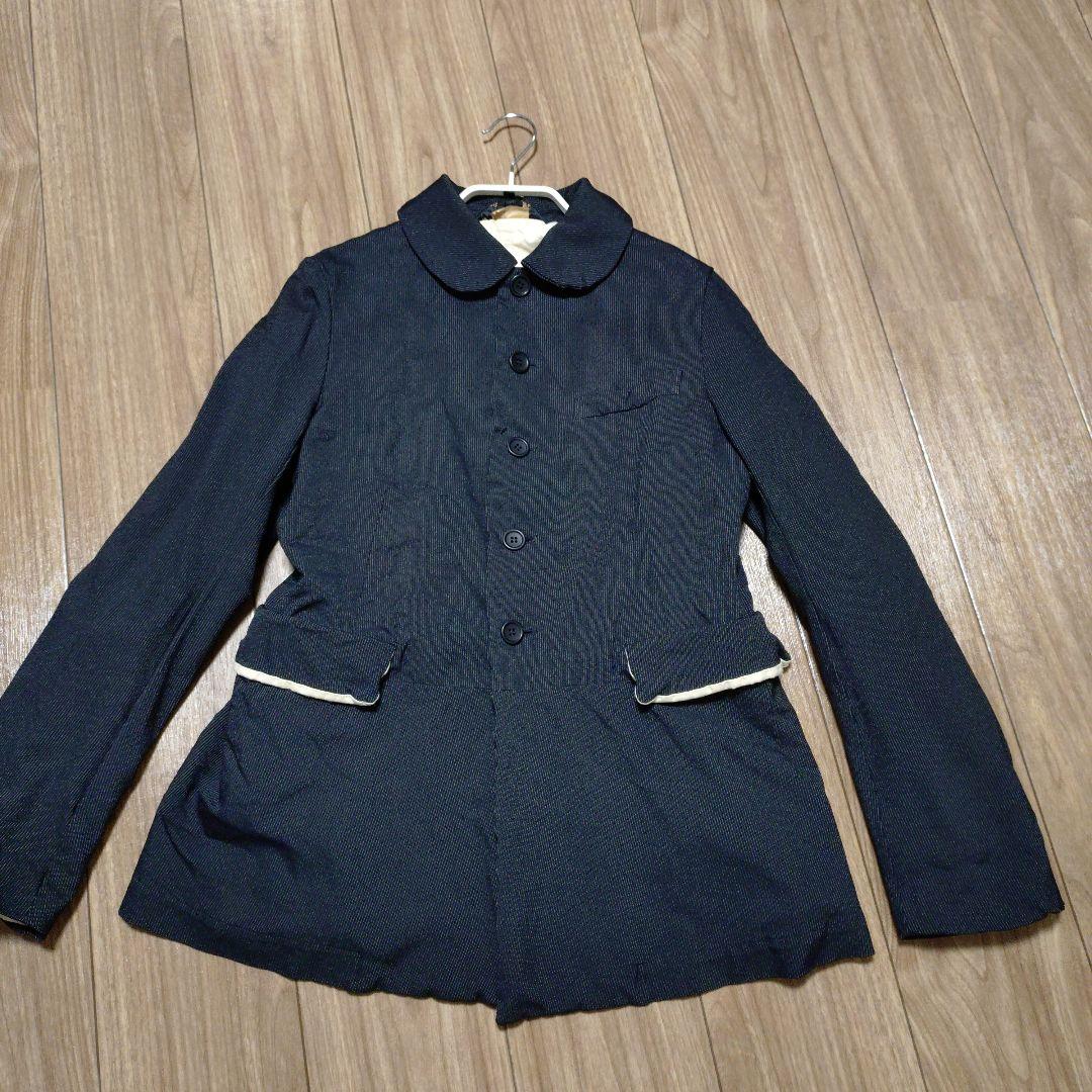 ブラックコムデギャルソン テーラードジャケット S ポリ縮絨加工