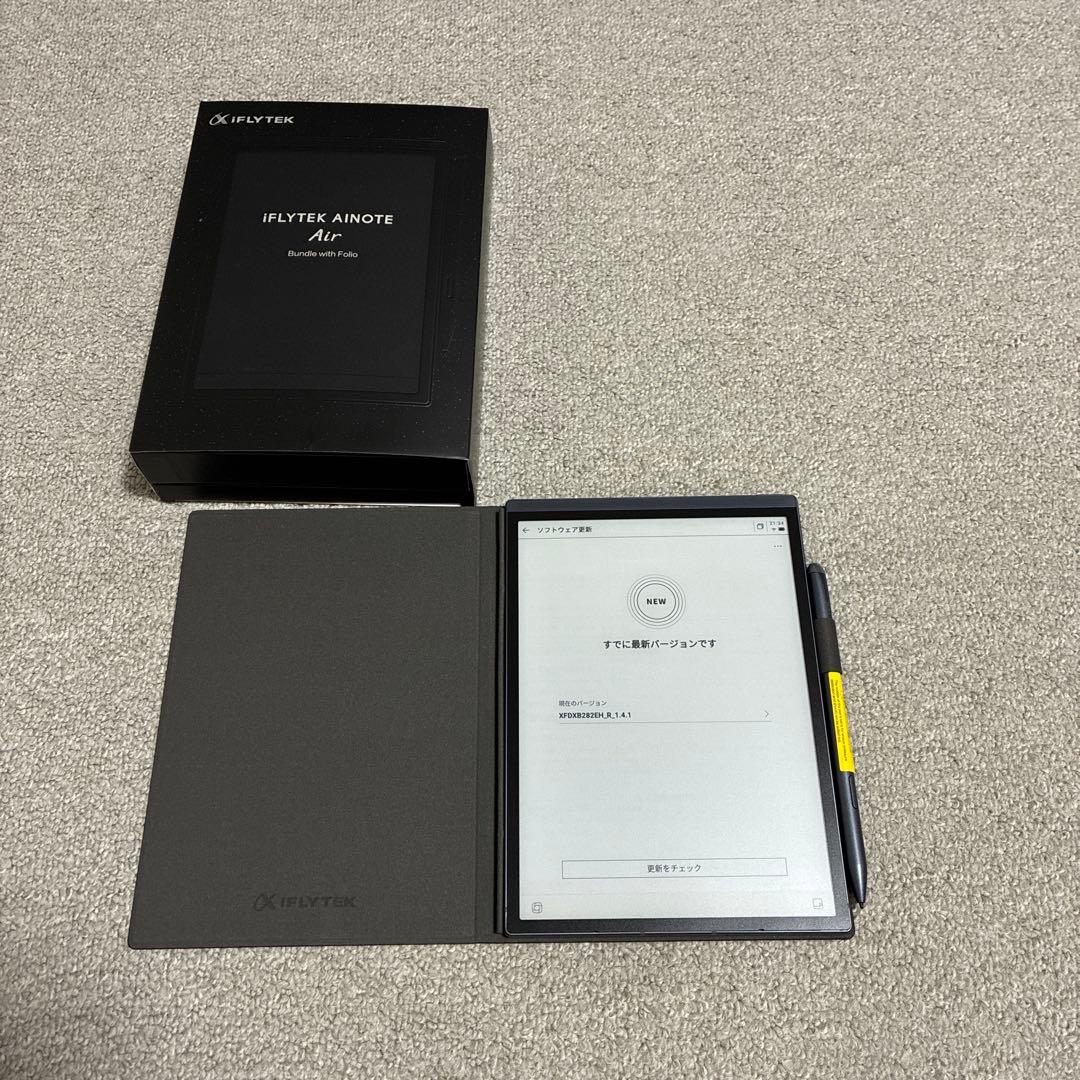 iFLYTEK Ainote Air2 ブラック スタイラスペン付き