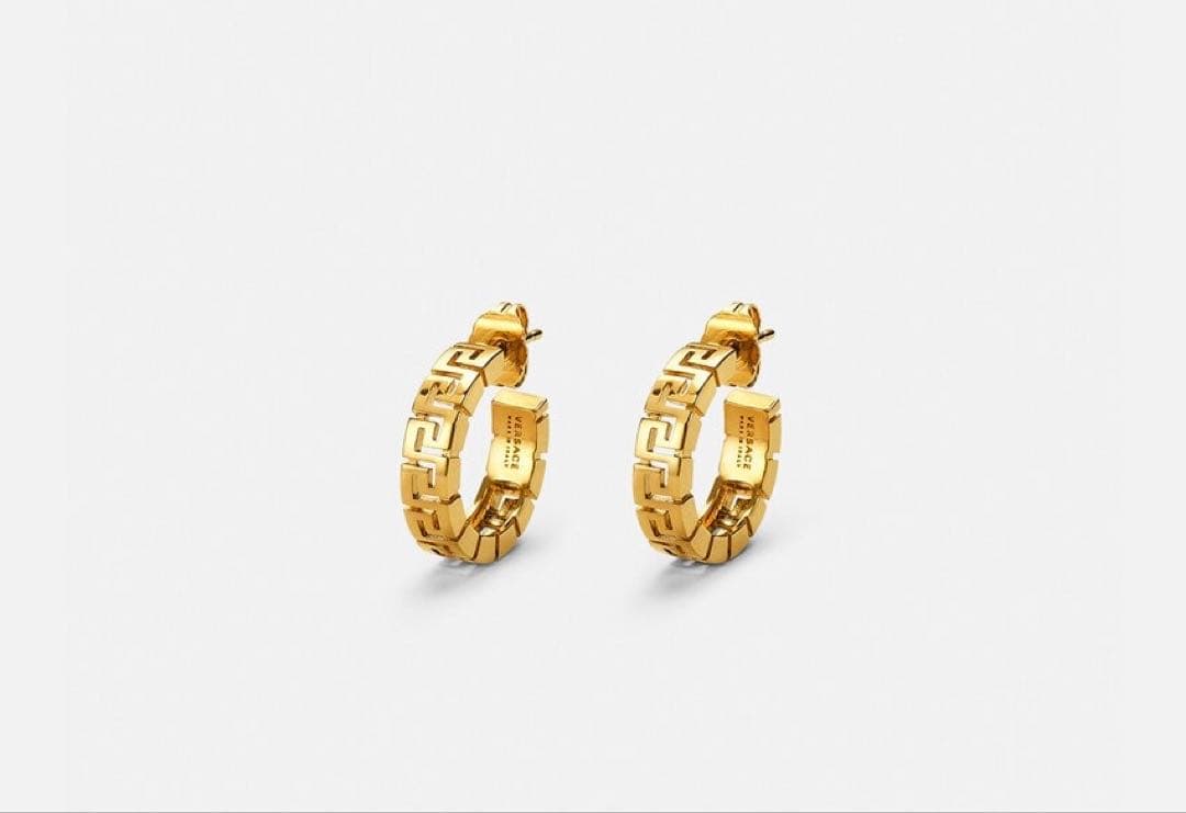 【milk】正規品versace ヴェルサーチ フープイヤリング ピアス