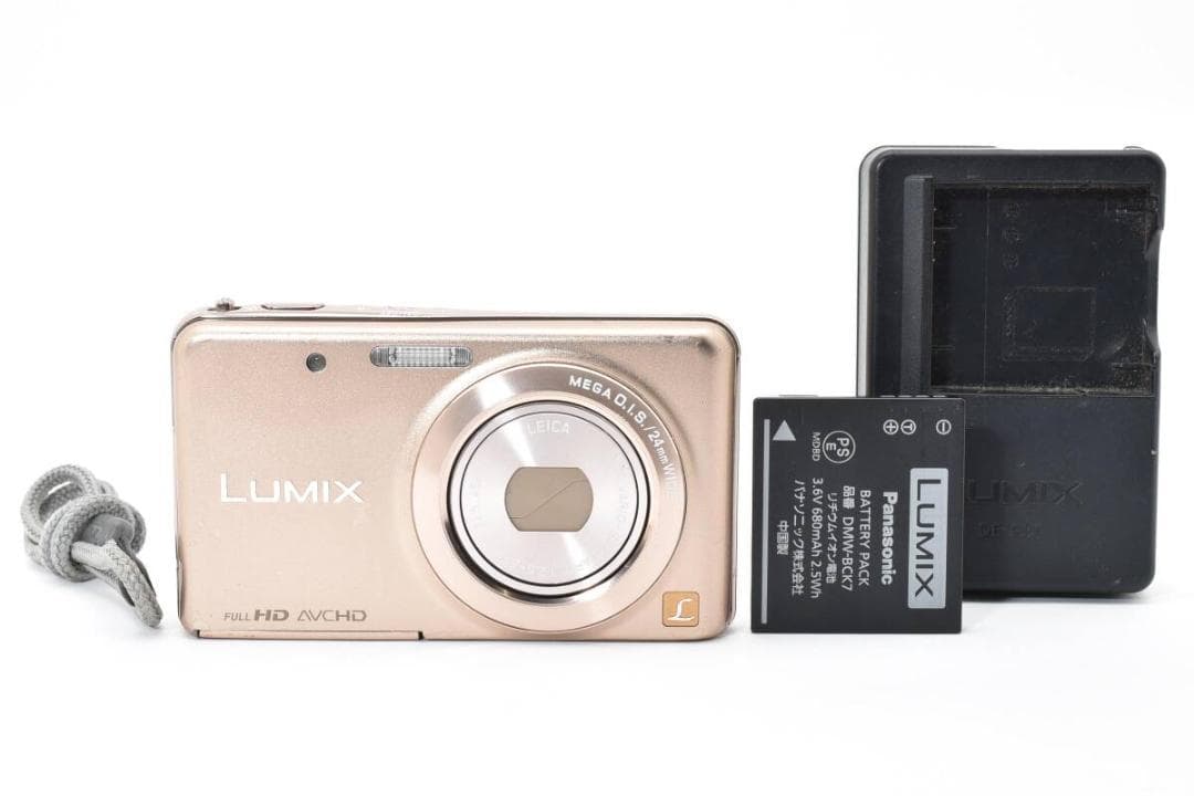美品　Panasonic LUMIX DMC-FX80 ゴールド ＃A370