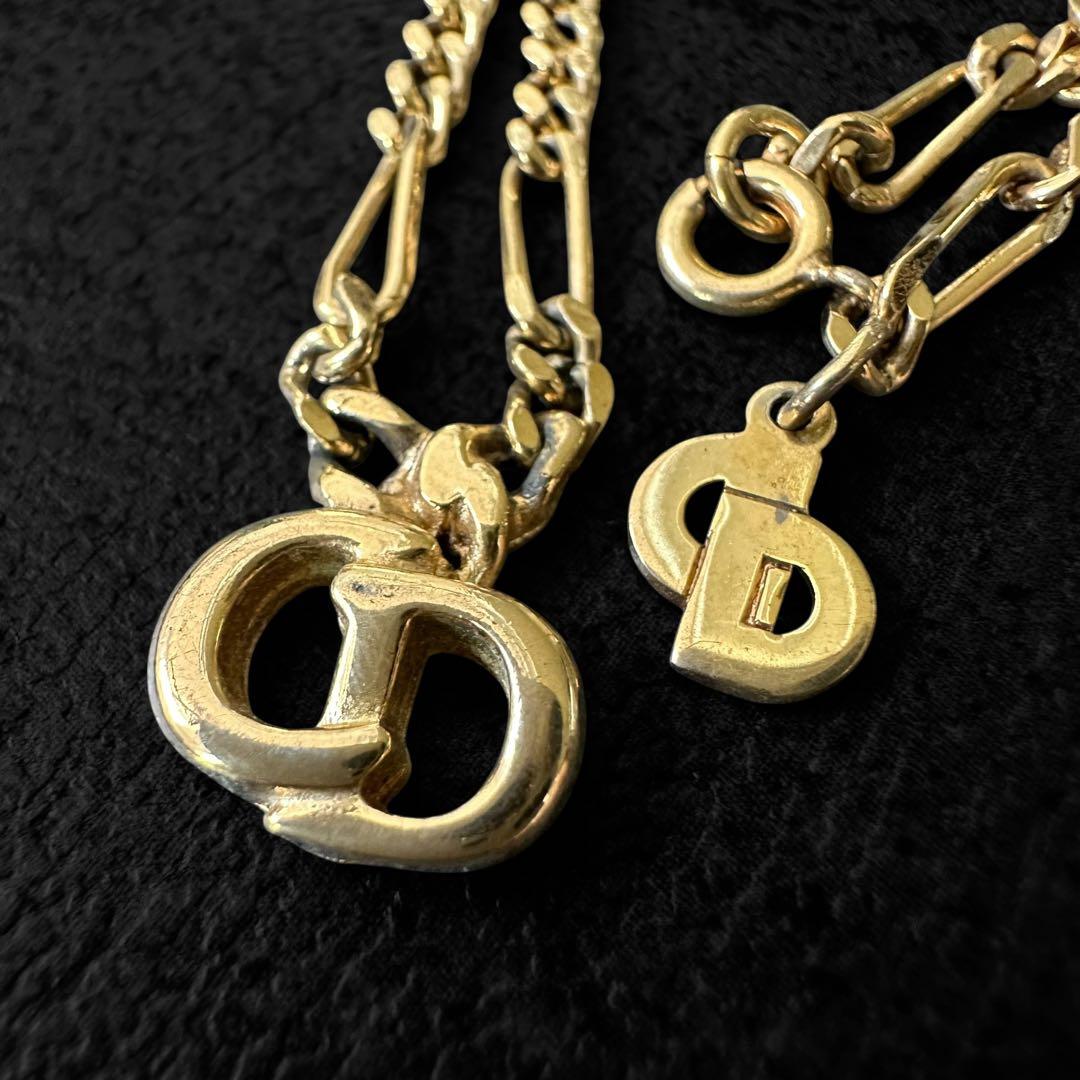 Christian Dior CDロゴ　フィガロチェーン　ネックレス